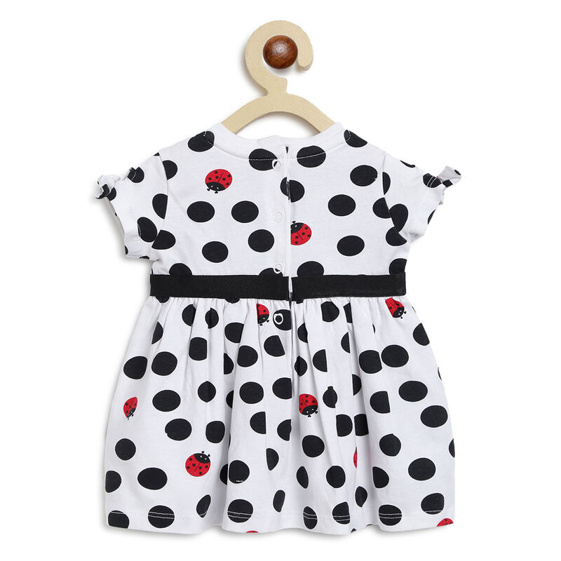Girls Natural Printed Short Sleeve Dress image number 1